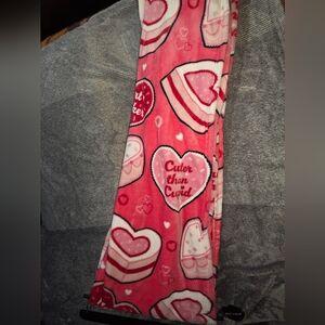 Betsey Johnson Pink Heart Blanket